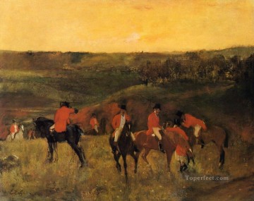 el inicio de la caza Edgar Degas Pinturas al óleo